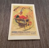 Carte Poștală Veche &ndash; Grandes F&ecirc;tes des Tuileries, Franța-Rusia, Ilustrație Art Nouveau, Paris, E. Apeschi, Neexpediată, Colecție Rară!