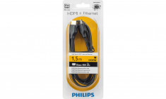 Cablu Philips HDMI, plug-plug, Ethernet, SWV2432W/10, 1.5 m foto