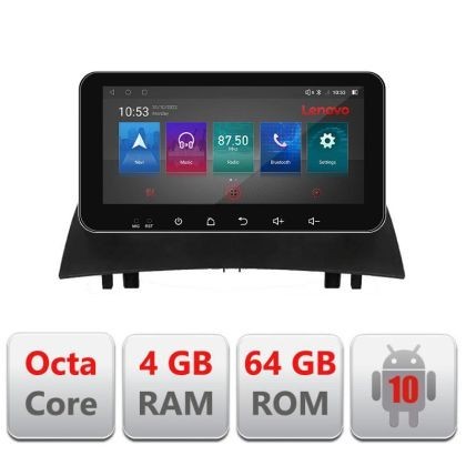 Navigatie Renault Megane 2 I-098 4+64 ecran 10.33&quot; Android Waze USB Navigatie Internet Youtube Radio CarStore Technology