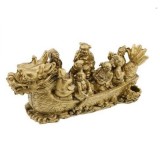 Statueta Feng Shui din rasina cu Dragon si cei 8 nemuritori, 14,6cm, Model Z 14