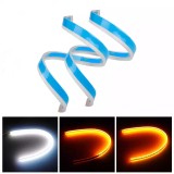 Cumpara ieftin Banda led drl alb + semnal dinamic 30 cm