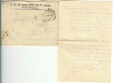 NI764 Plic cu ștampila M kir 300 honv&eacute;d gyalog ezred și scrisoare, 1918, circulat Arad, Feldpost 397