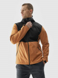 Geacă softshell anti-v&acirc;nt membrană 5000 pentru bărbați - maro, 4F Sportswear