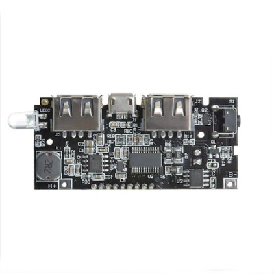 Placă &amp;icirc;ncărcare baterii 18650 Dual USB, 5V 1A/2.1A &amp;ndash; Modul alimentare portabilă foto
