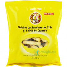 Grisine din Faina Integrala cu Seminte de Chia si Faina de Quinoa 100g