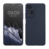 Husa Kwmobile pentru Xiaomi Redmi Note 11 Pro Plus 5G, Albastru inchis, Silicon, KWM000015PY012C, Carcasa