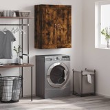 vidaXL Dulap pe perete, stejar afumat, 69,5x34x90 cm, lemn prelucrat 830361