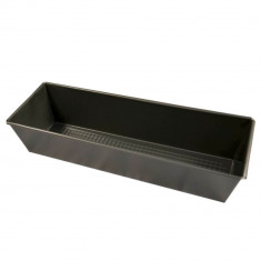 Tavita Cozonac, 30x11x7.4 cm, Neagra, Tavi pentru Cozonaci, Tavi Cozonaci, Forme pentru Cozonaci, Tavite Metal pentru Copt Cozonaci, Forme Metalice Co foto