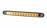 Lampa Semnalizare Dinamica LED 12V-30V, 25.7x2.7cm, Omologare E20, IP68, Universala, Auto/Tractor