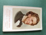 fotografie galerie historique ,dimensiuni 11 cm x 6 cm, anii 1900, ,personalitati CHOPIN