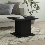 vidaXL Masă de cafea, negru, 55,5x55,5x40 cm, lemn compozit