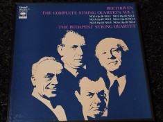 EDITIE CARTONATA 3XLP "Japan Press" Beethoven ; STRING QUARTETS - BUDAPEST STRING QUARTET (EX)