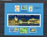 UNGARIA 1982-BLOC 159B-NEDANTELAT NUMEROTAT-10 ANI CONFERINTA PENTRU SECURITATE IN EUROPA MNH