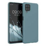 Husa Kwmobile pentru Samsung Galaxy A12, Verde inchis, Silicon, KWM000012BL056C, Carcasa