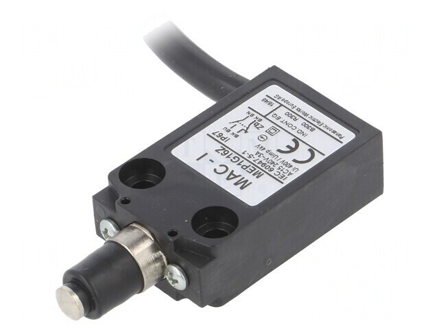 Limitator cursă bolţ &Oslash;7mm cu capac de praf 5A IP67