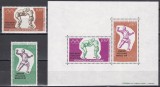 Centrafricana1972 - C&acirc;știgătorii medaliei de aur - J.O. M&uuml;nchen, PA, Serie+Colita, SUPRATIPAR, MNH, Nestampilat