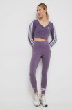 Cumpara ieftin Adidas Originals colanti femei, culoarea violet, cu imprimeu