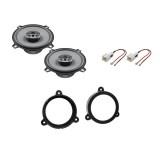 Pachet audio Dacia Logan, Difuzoare Hertz UNO X 130, Inele adaptoare, Mufe