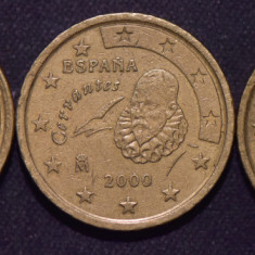 50 euro cent Spania - 1999, 2000, 2001
