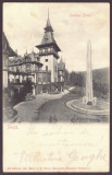 542 - SINAIA, Prahova, PELES Castle, Romania - old postcard - used - 1903, Circulata, Printata