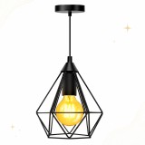 Lustra cu Pendul Camelia, Sofia CONCEPT&reg;, Stil Vintage Retro, Inaltime ajustabila, 110Cm, Negru