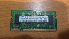 Ram Laptop Samsung 512MB DDR2 PC2-5300S M470T6554EZ3-CE6 foto