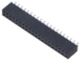 Conector şiruri pini mamă 40 pini 2,54mm aurit THT soclu SAMTEC