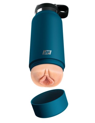 Masturbator Vagin Fuck Flask Private Pleaser Discreet Stroker, Natural foto