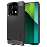 Cumpara ieftin Husa pentru Xiaomi Redmi Note 13 Pro 5G / Poco X6, Spigen Rugged Armor, Black