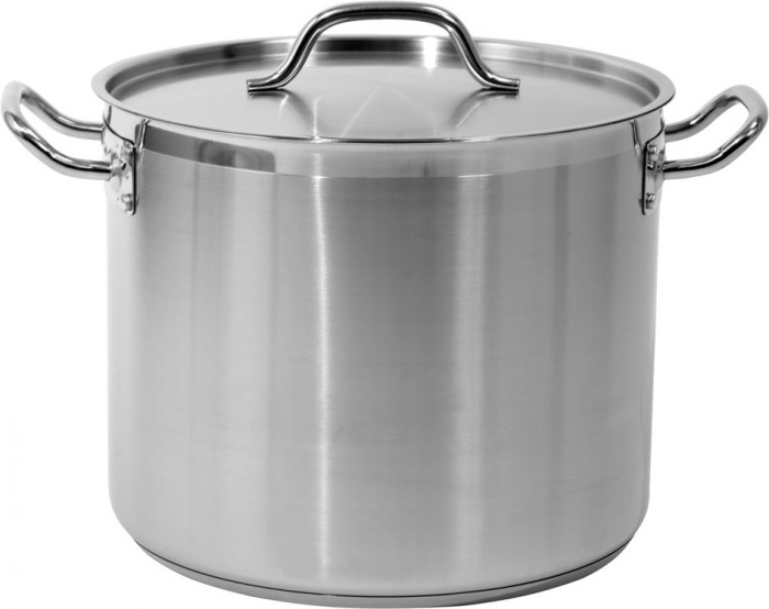 Oala inalta din inox cu capac 20,9 L