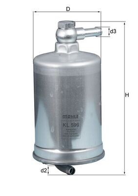 MAHLE KL 599 filtru combustibil