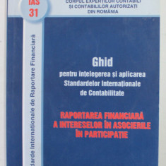 RAPORTAREA FINANCIARA A INTERESELOR IN ASOCIERILE IN PARTICIPATIE - GHID PENTRU INTELEGEREA SI APLICAREA IAS 31 , 2004