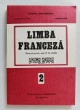Limba franceza, manual anul II de studiu, Doina-Popa Scurtu, Marta Stoian-Tifrac, 1990, stare foarte buna
