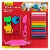 Set de Plastilină 12 Culori cu Forme și Instrumente Creativ, CMCLASS