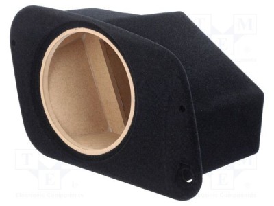 Carcasă difuzor MDF neagră 250mm Frezare 272mm BASSER foto