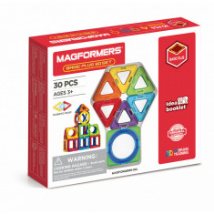 Set magnetic de construit Magformers Basic Plus 30 piese