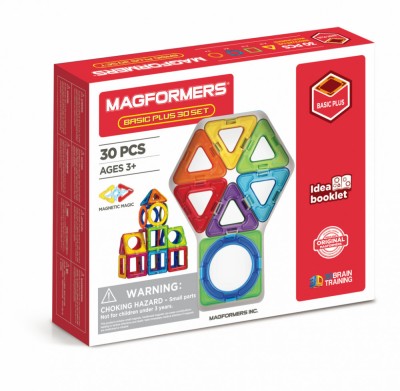 Set magnetic de construit Magformers Basic Plus 30 piese foto