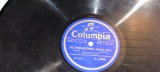 PLACA GRAMOFON / PATEFON. COLUMBIA THE FLYING DUTCHMAN - OVERTURE