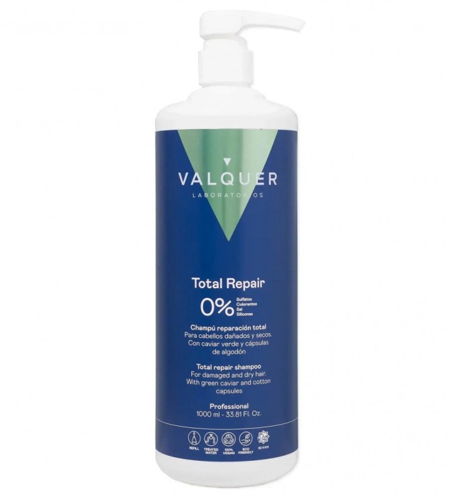 Sampon reparator pentru par deteriorat total repair - Valquer 1000ml