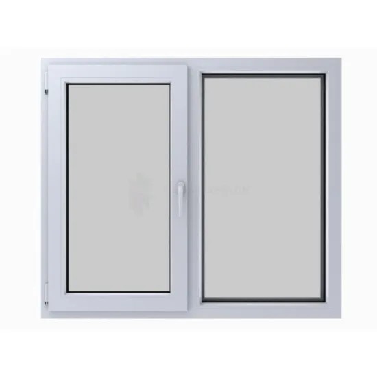Fereastra termopan PVC, Lion Evolution 92, 6 camere, Alb, 140X172 cm, Fereastra oscilo-batanta cu parte fixa
