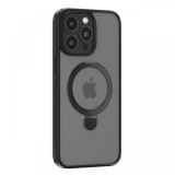 Devia Husa Delight Series Magnetic iPhone 15 Pro Max cu suport Negru