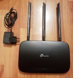Router Wireless TP-Link TL-WR940N, 450Mbps, WAN, LAN, Negru, Second Hand