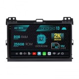 Cumpara ieftin Navigatie Toyota Prado J120 (2002 - 2010), Android 13, X-Octacore 8GB RAM + 256GB ROM, 9.5 Inch - AD-BGX9008+AD-BGRKIT083