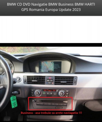 BMW CD DVD Navigatie BMW Business BMW HARTI GPS Romania Europa Update 2023 foto