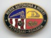REGIA AUTONOMA A HUILEI - PETROSANI - ROMANIA, insigna Superba email la cald