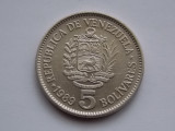 5 BOLIVARES 1989 VENEZUELA