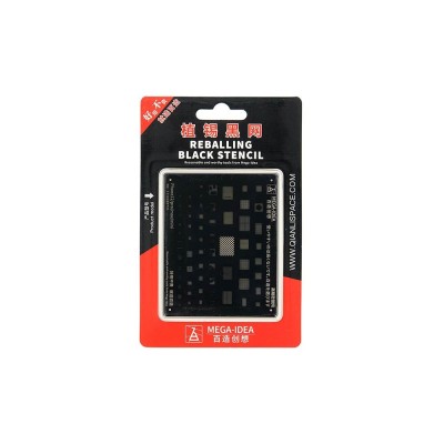 Placa stencil reballing QianLi Mega Idea iPhone 12, 12 Mini, 12 Pro, 12 Pro MAX CPU &amp;amp; IC foto