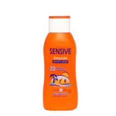 Emulsie plaja cu extract de morcov SPF20, 250ml, Sensive Plaja