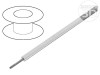 Cablu SiF 1x2,5mm2 litat Cu silicon alb 300V 500V
