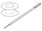 Cablu SiF 1x2,5mm2 litat Cu silicon alb 300V 500V